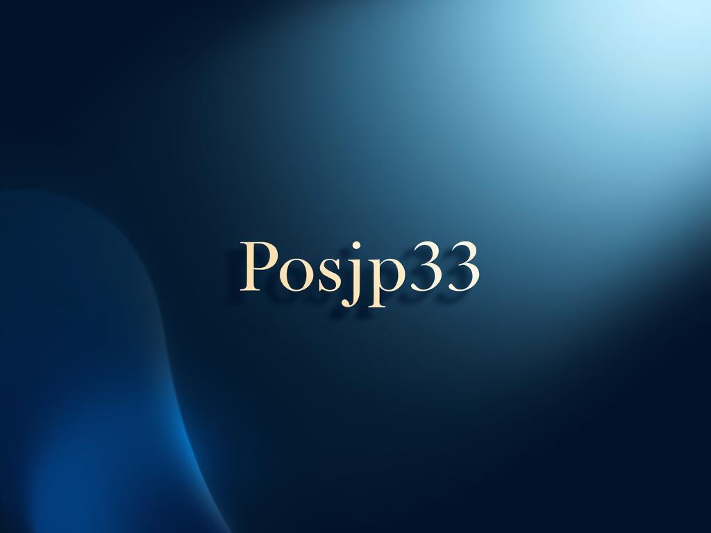 Posjp 33 Live Casino: Platform Taruhan Terpercaya dengan Pengalaman Gaming Premium