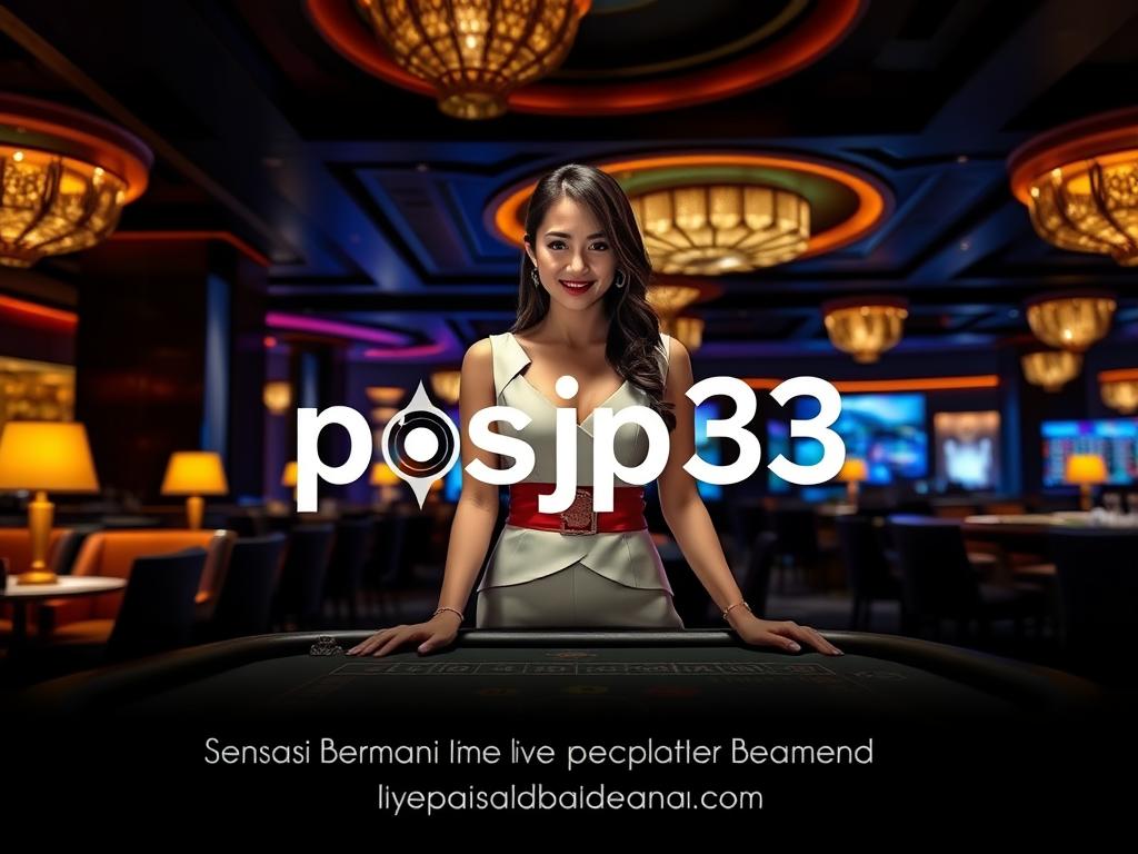 Posjp33: Sensasi Bermain Live Casino dengan Dealer Asli