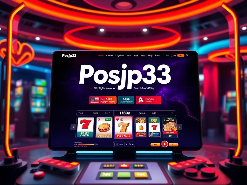 Posjp Slot Resmi: Situs Slot Online Gacor dan Aman di Indonesia